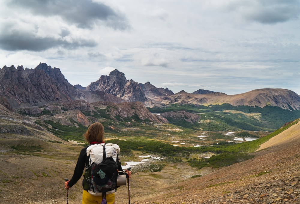 Beginn des Dientes de Navarino Trekkings bis zur Laguna Salto